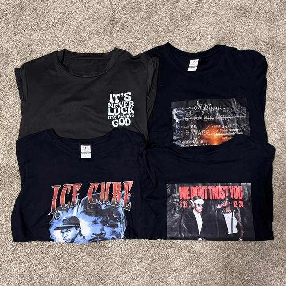 Other - Men’s SMALL T-Shirt Bundle Lot (Ice Cube, 21 Savage, Metro Boomin and Future)